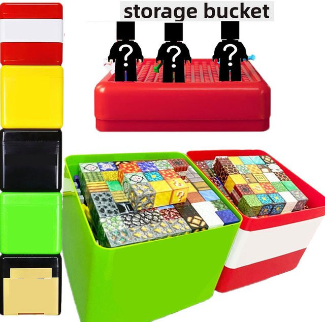 RCTBOX Magnetische Bausteine Lagerung Box, Organizer Container, Kunststoff - Bild 1