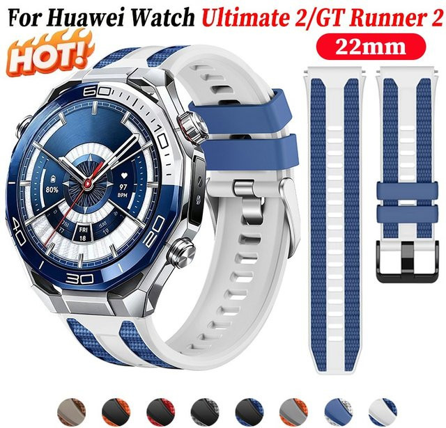 CHIICSMART Uhrenarmband Silikon, 22 mm, Unisex - Bild 1