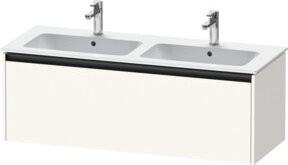 Duravit Waschtischunterschrank Ketho.2, wandhängend, Weiß matt, B/T/H: 128 x 44 x 44 cm - Bild 1