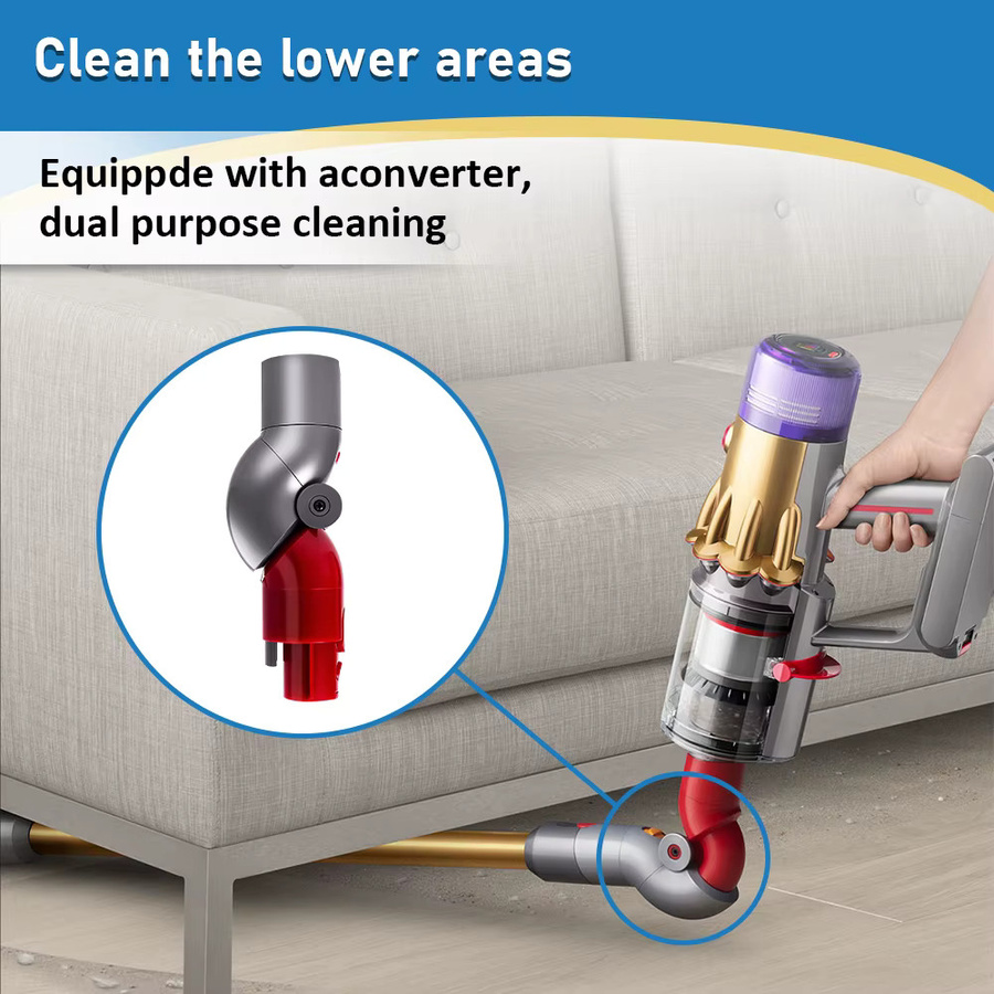 Dyson Schnellverschluss-Adapter Low-Reach Ersatzteil für V7 V8 V10 V11 V15 Staubsauger - Bild 2
