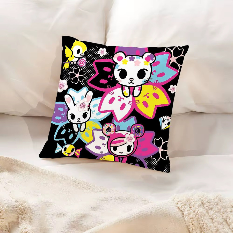 52TOYS T-Tokidoki-Es Kissenbezug aus Polyester mit Reißverschluss, B/B/H: 40 x 40 x 40 cm - Bild 2