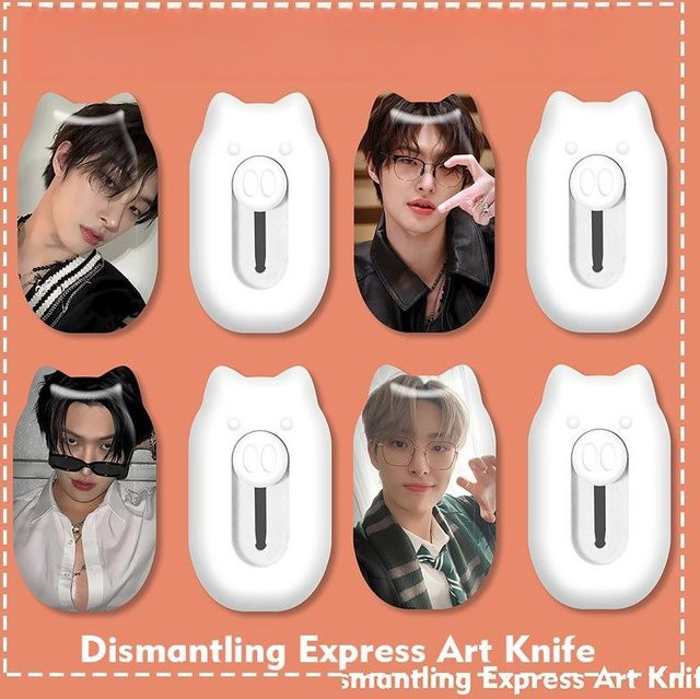 ATEEZ Niedliche Cartoon Dekoartikel Kawaii Dekoration in Weiß - Bild 1