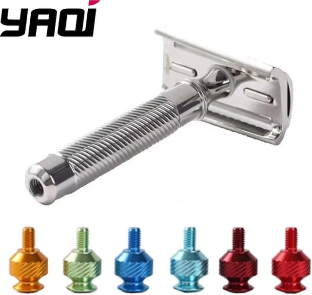 Yaqi Slant 37 Edelstahl-Sicherheitsrasierer, Herren - Bild 1