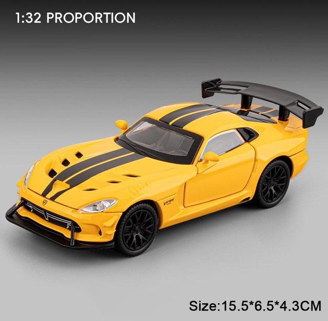 Linyi toy car Firebird Viper Automodell, 1:32, mit Sound und Licht, ab 14 Jahren - Bild 1
