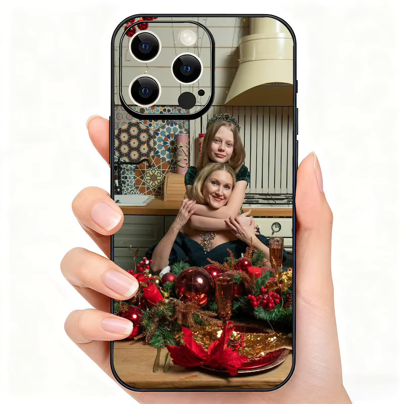 Individuelle Silikonhülle für dein iPhone mit Foto-Option in Weiß oder Mehrfarbig - Bild 2