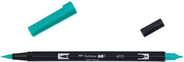 Tombow ABT Dual Brush Pen Bright Blue 403 - Bild 1