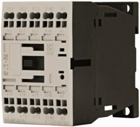 Eaton Leistungsschütz DILM7-01 mit 24V DC in Grau - Bild 1
