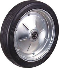 VARIOfit Vollgummirad schwarz, Durchmesser: 8 cm, Breite: 4 cm - Bild 1