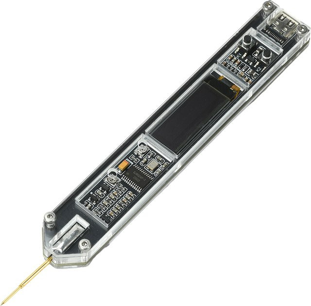 Aideepen Frequenzzähler im Stift-Design mit 0,91 Zoll OLED-Display, RF-Messgerät für 200 Hz bis 100 MHz und portabler Signaltester - Bild 1