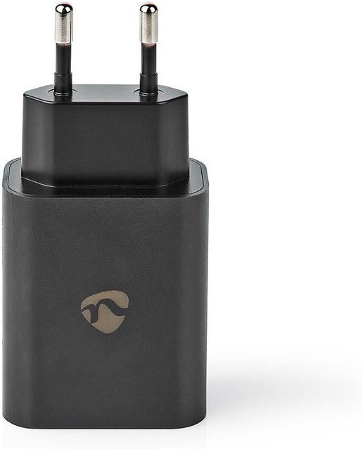 Nedis Netzladegerät mit USB-A Anschluss in Schwarz - Bild 1