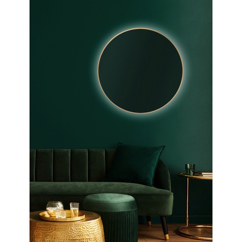 TALOS LED-Schminkspiegel rund in Gold, Durchmesser: 80 cm - Bild 4