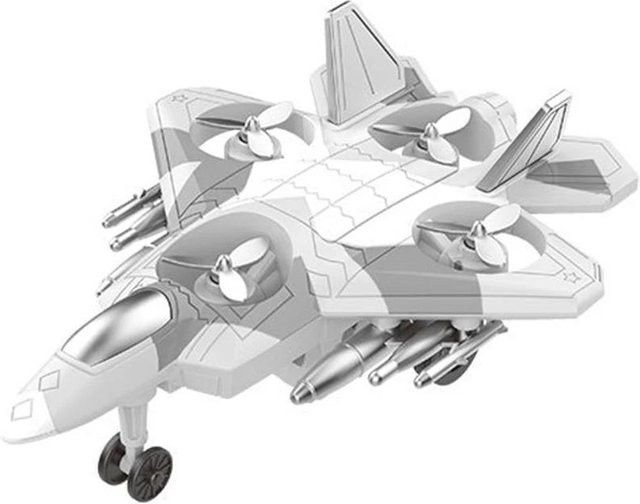 Linyi toy car Mini-Trägheits-Rückzieh-Gleitflugzeug Simulationsjäger, Spielzeugmodell, ab 14 Jahren - Bild 1
