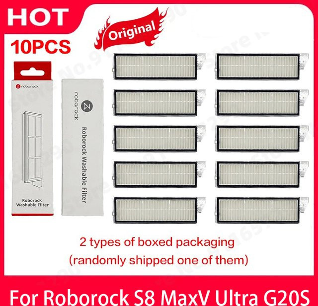 Roborock S8 MaxV Ultra G20S Roboterstaubsauger Ersatzteile HEPA-Filter in Weiß - Bild 1