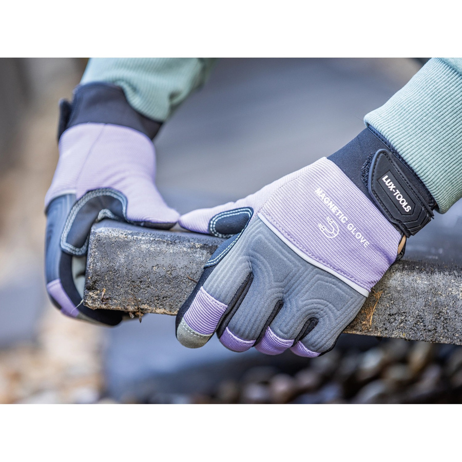 LUX-TOOLS Arbeitshandschuh Ladies Strong Protect in Purple, Größe 8 - Bild 2