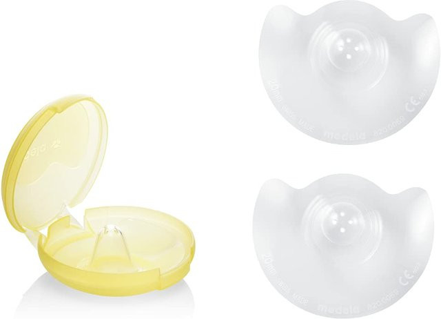 Medela Contact Brustwarzenschutz S Größe 16 mm in White/Transparent aus Silikon - Bild 1