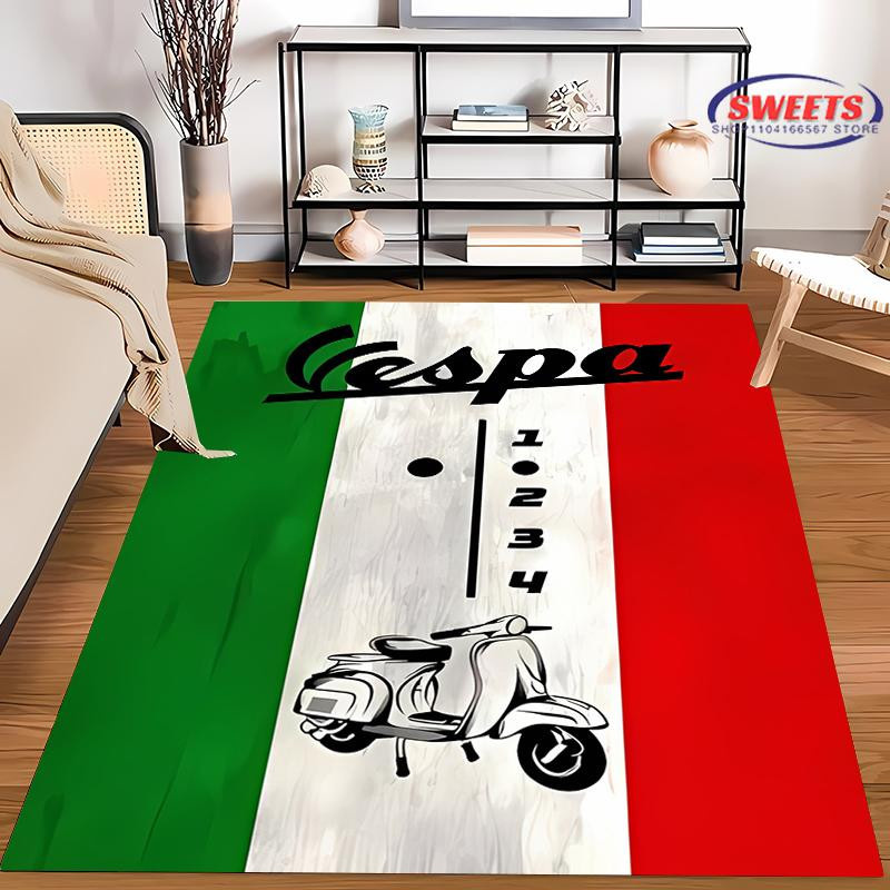 Karpetti Teppich mit Streifen-Design in Multicolour, rutschfest und waschbar, B/T: 70 x 100 cm - Bild 2