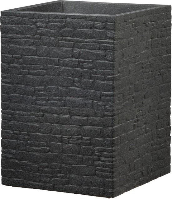 Scheurich Pflanzgefäß Muretto High Blumentopf in Stony Black, B/T/H: 38 x 38 x 54 cm - Bild 1