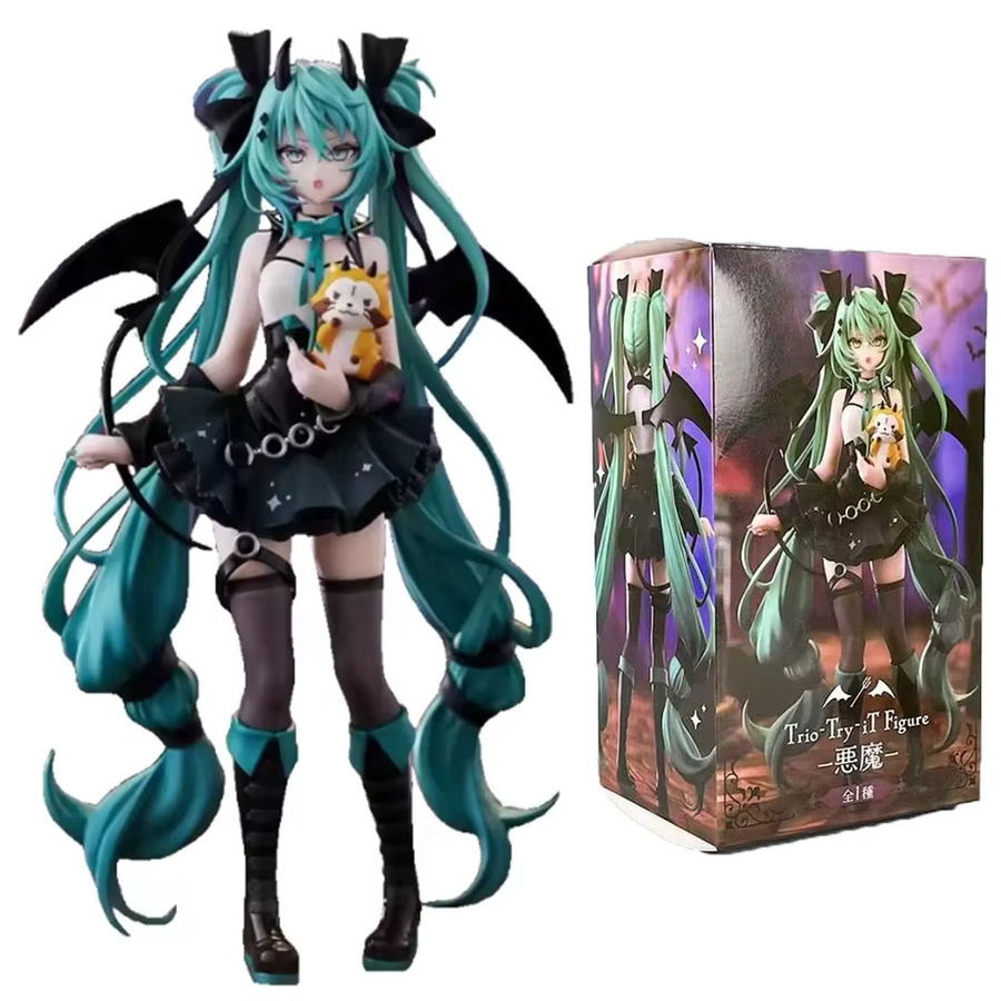 Bandai Hatsune Miku Cinnamoroll Action Figure, PVC Modell Puppe - Bild 2