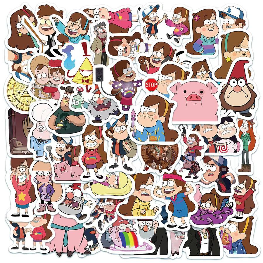 Disney Gravity Falls Aufkleber, Nachfüllpack, 10 Stück, Bunt / Mehrfarbig - Bild 2