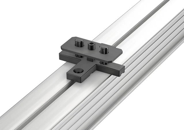 GS Terrassen Universal Clip Pro mit Aluschrauben für Holz- und WPC-Dielen in Schwarz - Bild 1