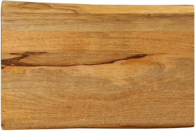 vidaXL Tischplatte aus Massivholz Mango mit Baumkante, Braun, B/T/H: 70 x 40 x 3,8 cm - Bild 1
