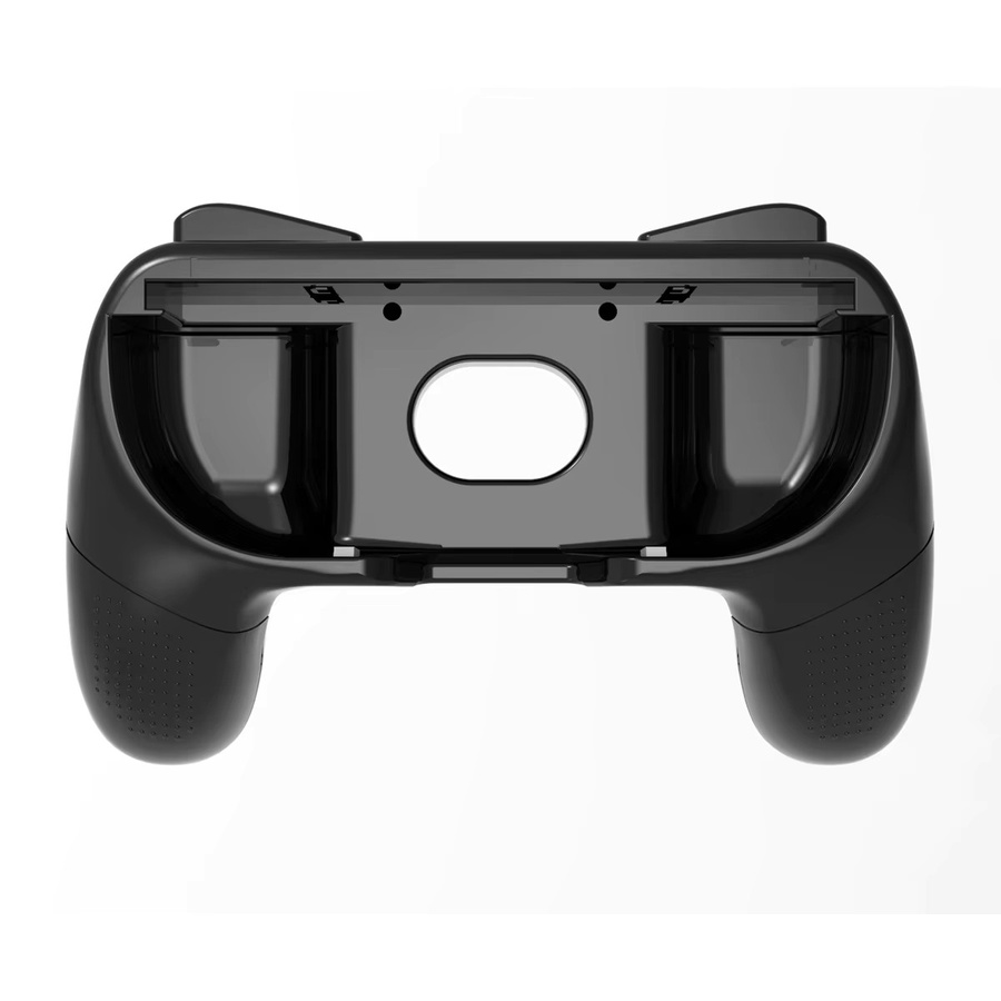 2er-Set Komfort-Griffe für Nintendo Switch Konsole, Handgriff Links und Rechts Halterung für Controller und Gamepad, Schwarz - Bild 5