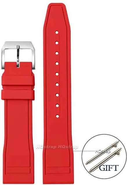 HQstrap Uhrenarmband Gummi, Rot, Unisex - Bild 1
