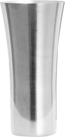 HOMEKA Dekorative Edelstahl Vase in Silber für Tischdekoration - Bild 1