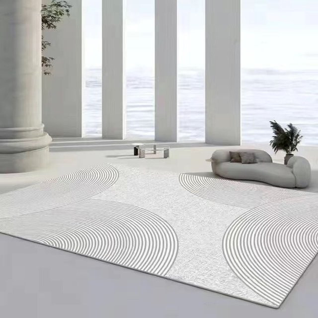 VIKAMA Nordischer minimalistischer Bodenteppich für Wohnzimmer, Schlafzimmer und Balkon - Bild 1