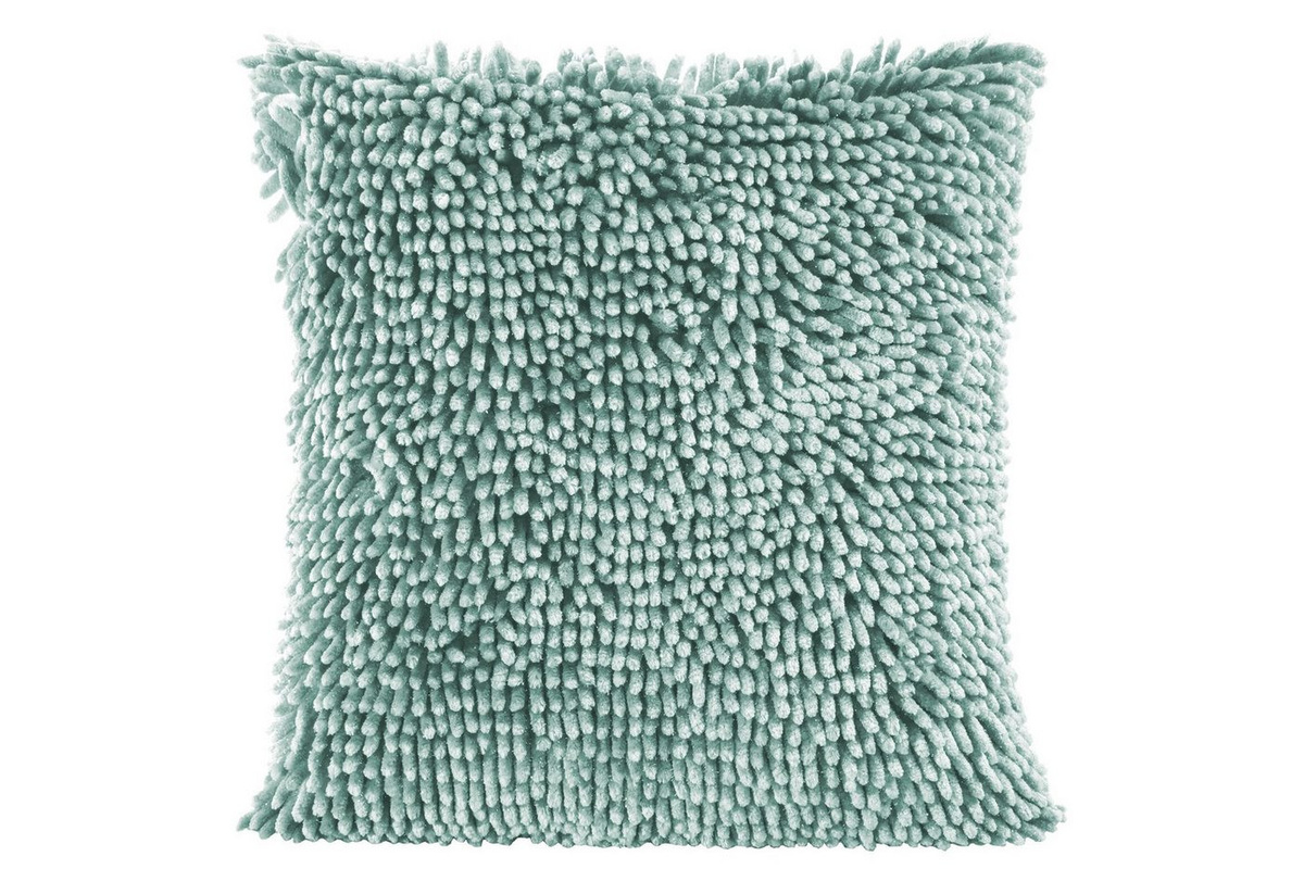 Eurofirany Kissenbezug Shaggy mit Fransen, Dekokissen B/T/H: 40 x 40 x 40 cm - Bild 1