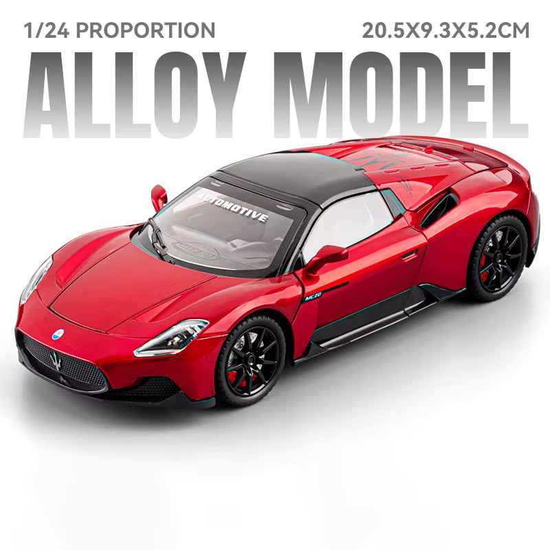 MAKEDA Maserati MC20 Cabrio, Sportwagen Modell, 1:24, Metall, mit Licht und Sound - Bild 3