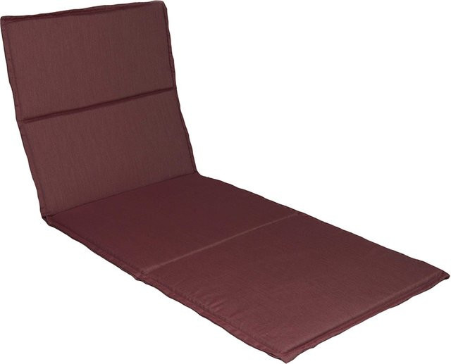 Stern Universal Liegenauflage aus 100% Polyacryl in Rot, B/T/H: 200 x 74 x 3 cm - Bild 1