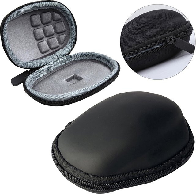 Fomscvka Reise-Tragetasche für Logitech MX Master 3S, EVA-Hartschalenetui als stoßfeste Aufbewahrungsbox und Schutzhülle, Schwarz - Bild 1