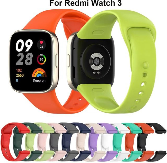 KAFNHCKA Uhrenarmband Silikon, Pink, Unisex, Xiaomi Redmi Watch 3 - Bild 1