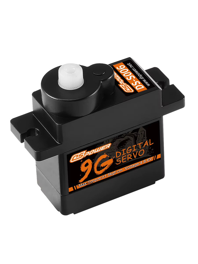 Dspower Digitales Mikro Servo, wasserdicht, Schwarz - Bild 3