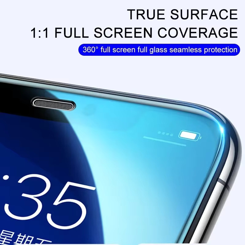 3er-Set gehärtete Glas Displayschutzfolie in Transparent für Apple iPhone 17 Air 16 15 14 13 12 11 Pro Max Plus Mini XS XR X - Bild 2