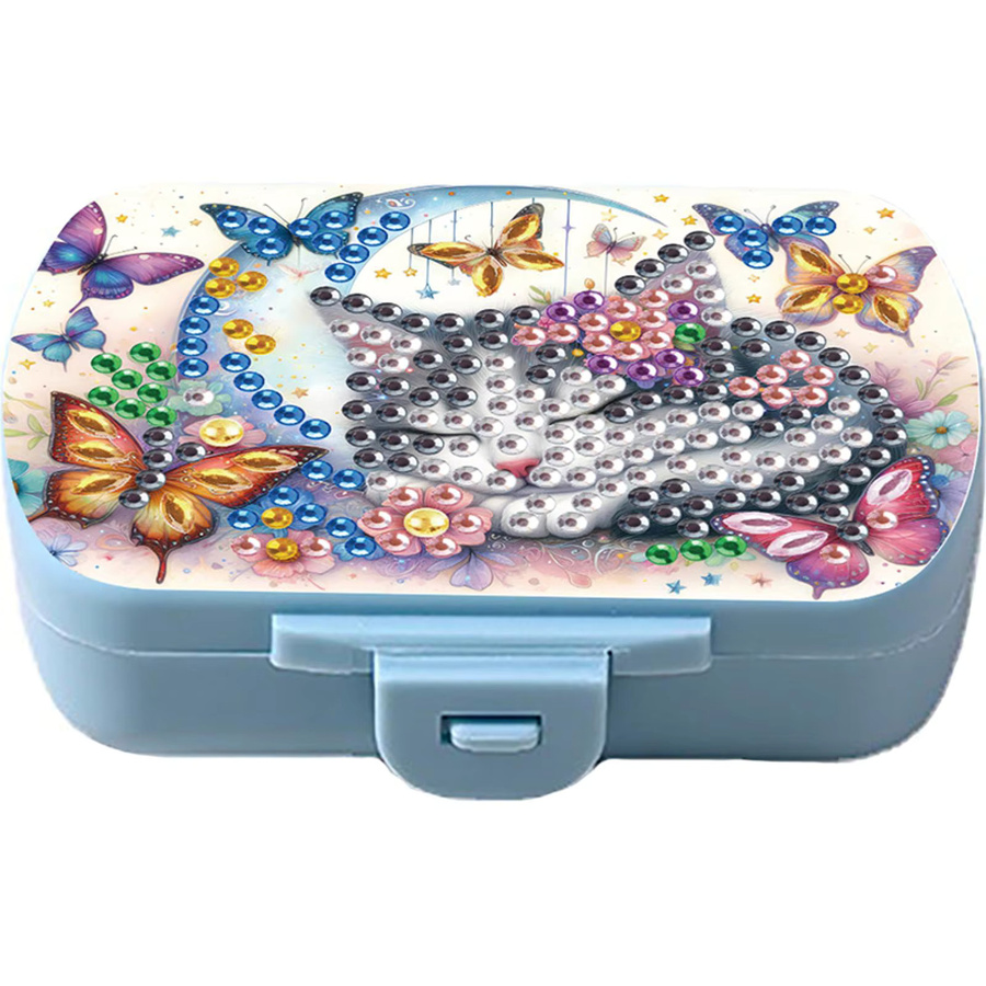 ATUOTIN Vitamin-Organizer-Box mit mehreren Fächern, sechsfach unterteilt, Multicolour - Bild 2