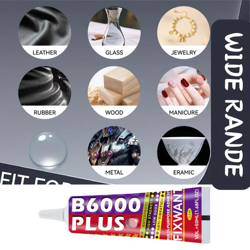FIXWANT B6000 PLUS Mehrzweck-Kleber transparent mit Präzisions-Applikatorspitze für DIY und Reparaturen - Bild 3