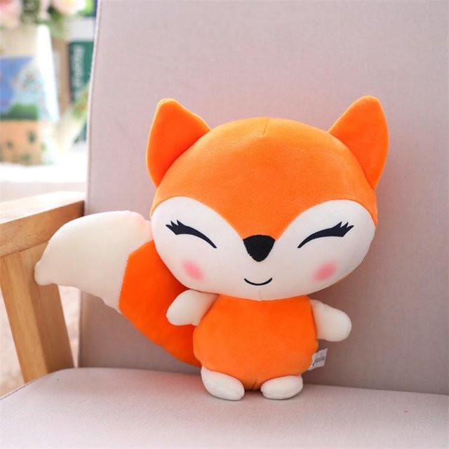 Yiran Health & Beauty Fuchs Plüschtier, Orange, 23cm - Bild 1