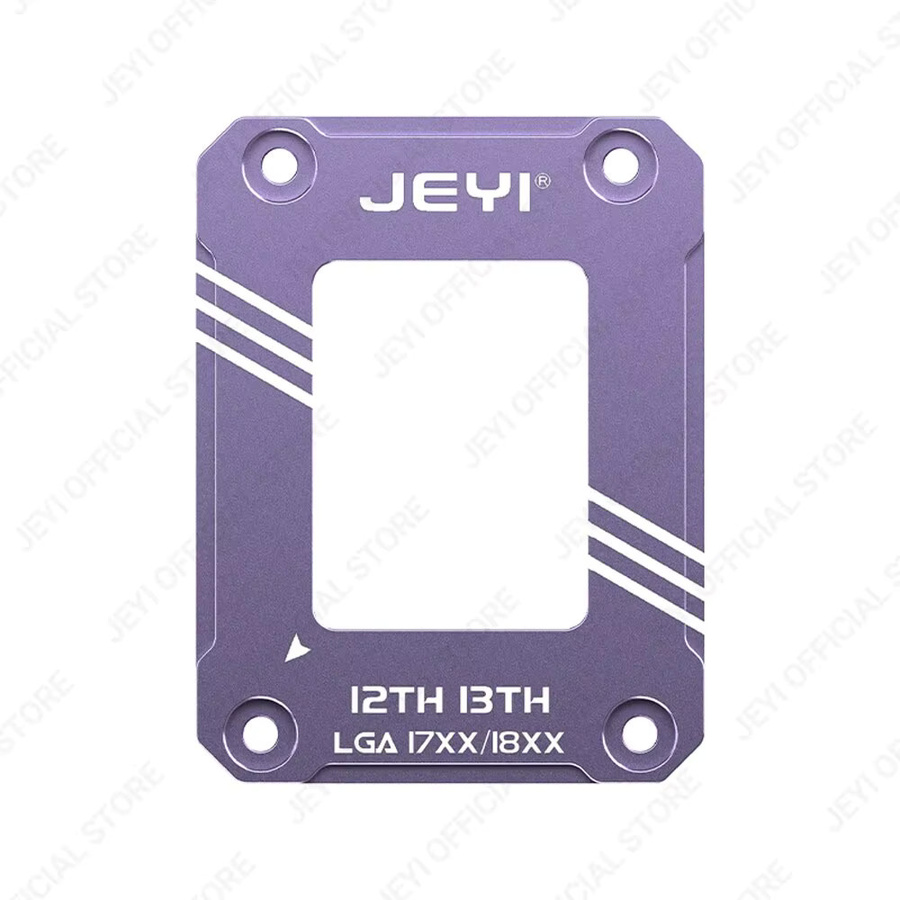 JEYI CPU-Biegekorrekturrahmen für Intel LGA-17XX 18XX Sockel der 12. und 13. Generation aus Aluminium in Lila - Bild 2