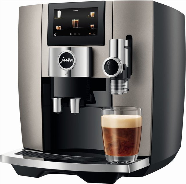 Jura J8 Kaffee-Vollautomat Midnight Silver - Bild 1