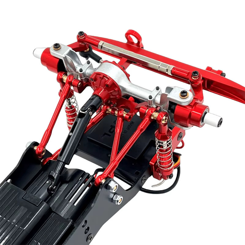 RUICHEN TECHNOLOGY Metall Upgrade Fernbedienung Auto Vorder- und Hinterachsbaugruppe, 1:16, Grau - Bild 2