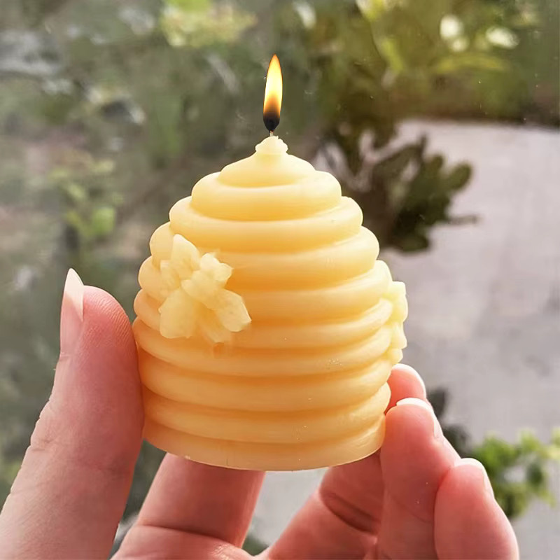 UDOCOOL Silikonform Waben Design für DIY Kerzen, Seifen, Gips und Harz in 3D Bienenstock Optik - Bild 2