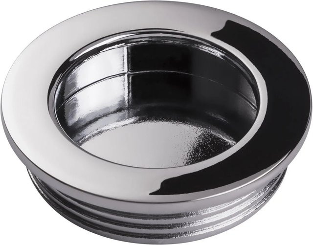 SO-TECH Einlassgriff EL-06 aus Aluminium in Chrom Poliert, Farbe Silber, Durchmesser: 40 mm - Bild 1