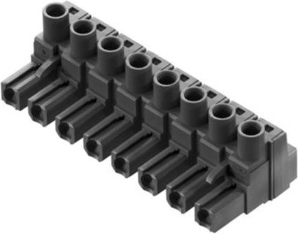 Weidmüller Buchsengehäuse-Kabel Schwarz, 5 Polzahl, Rastermaß: 7,62 mm, 50 Stück - Bild 1