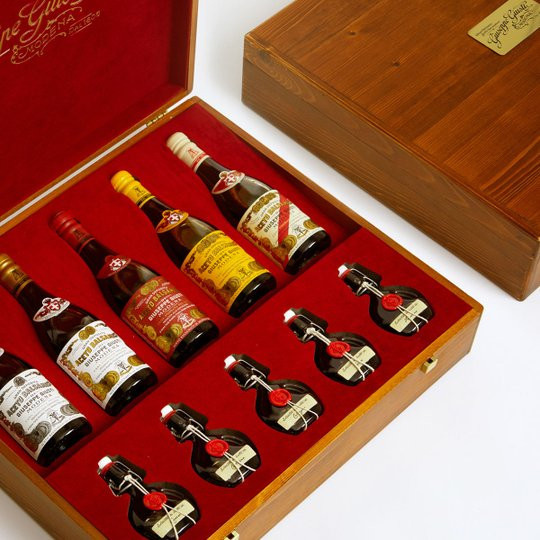 Giuseppe Giusti Balsamico-Sorten Holzschatulle - Bild 1