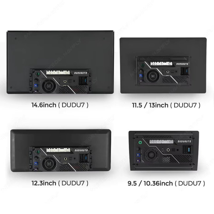 DUDUAUTO DUDU 7 A7870 AKM7739 Kabelloses Android 13 Autoradio mit Carplay, 8GB RAM, 128GB Speicher, 10,36 Zoll, Schwarz, Universal für Toyota Honda Kia Renault Peugeot Hyundai BMW Benz Audi Fiat Ford VW Skoda SEAT - Bild 2