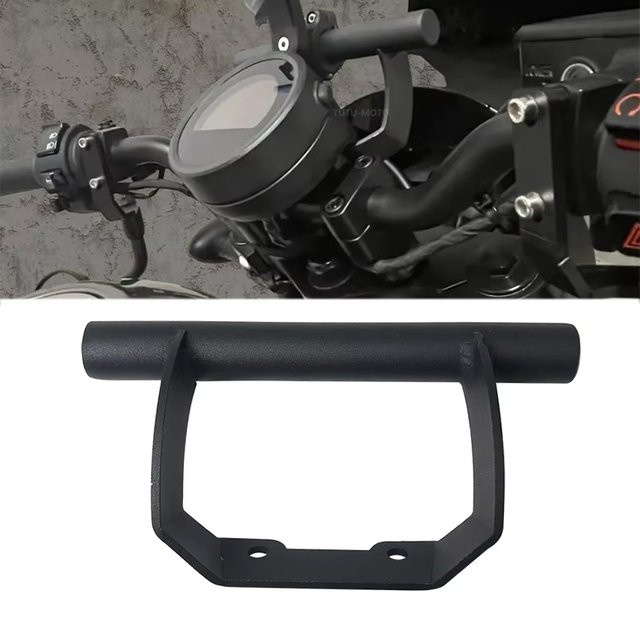TUTU-MOTO Motorrad Telefon und GPS Halterung für Honda Rebel 300 und 500 CMX300 CMX500 (2017-2023) in Schwarz - Bild 1