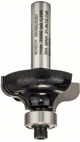 Bosch Profilfräser Silber, Schaftdurchmesser: 8 mm, Durchmesser: 31,8 mm, Länge: 54 mm - Bild 1