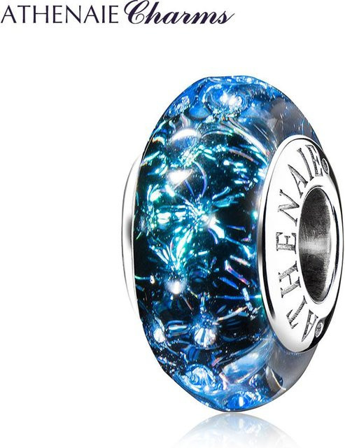 Athenaie Charm, Murano Glas Perle, Blau, Damen - Bild 1